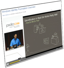 Windows Identity Foundation Overview Session recording: drawing-on-slides presentation technique