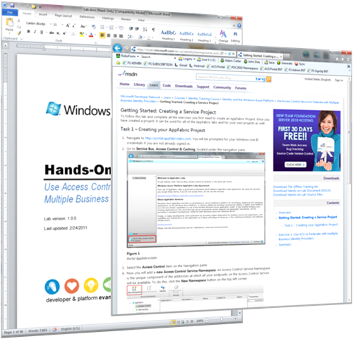 February 2011 Updates to the Identity Training Kit & Course: new AppFabric Portal, Windows 7 SP1