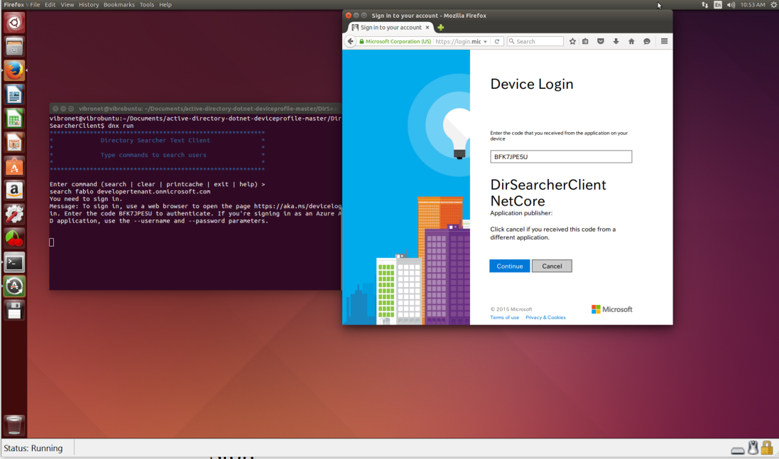 New ADAL 3.x preview–device profile, Linux and OS X sample